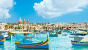 Культовый залив Марсашлокк - на Мальте