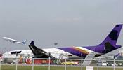 Самолет Thai Airways выскочил за посадочную полосу