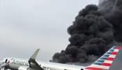 Boeing-767 загорелся в аэропорту
