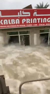 Ливни в ОАЭ вызвали наводнение