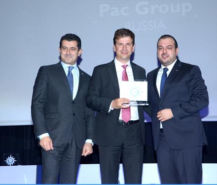 PAC GROUP удостоен награды за развитие морских круизов