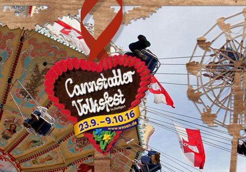 Веселый фестиваль Cannstatter Wasen – в прекрасном Штутгарте