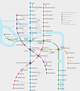 Схема подсказывает, где в С-Петербурге красиво, а где - облают