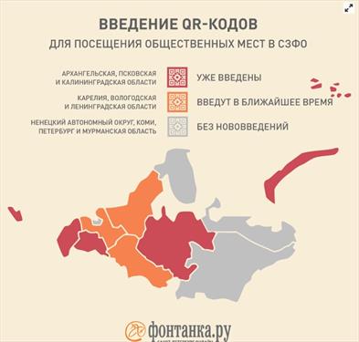 С-Петербург в кольце QR-кодов