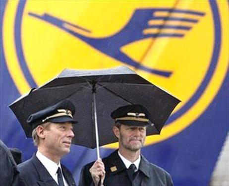 Самолеты Lufthansa останутся на земле