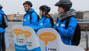 На улицы С-Петербурга выкатили волонтеры на сегвеях