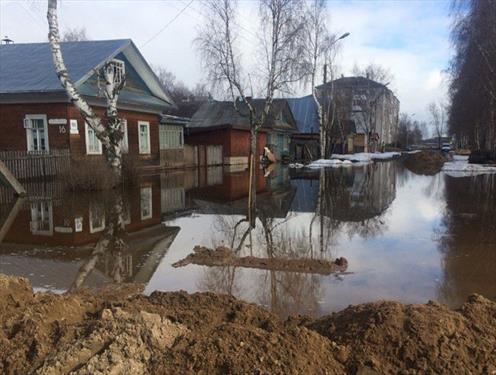 Резиденция Деда Мороза в зоне бедственного положения