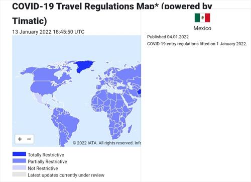 В Мексике отменили последнее коронавирусное ограничение для въезда в страну –