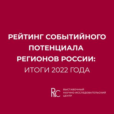 Точка для следующего отчета - Рейтинг событийного потенциала регионов