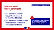 Франция вводит «международный сертификат на поездку»